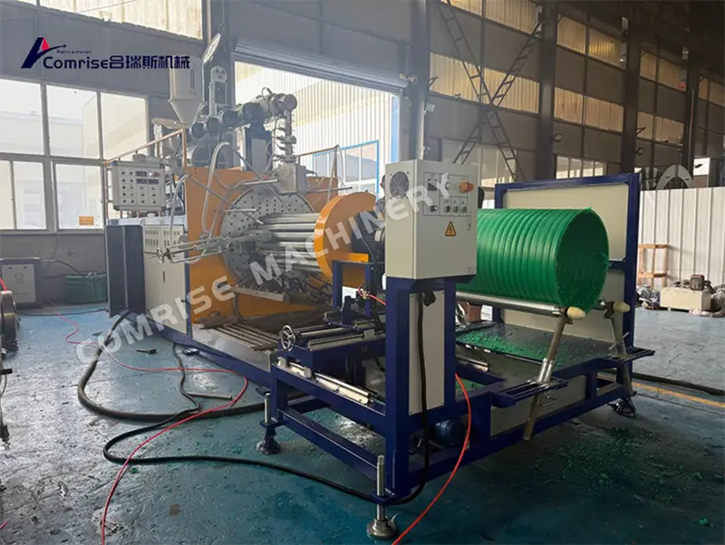 Terdiri dari Lini Produksi Pipa Pembungkus Dinding Padat Berdiameter Besar Berhasil Diuji