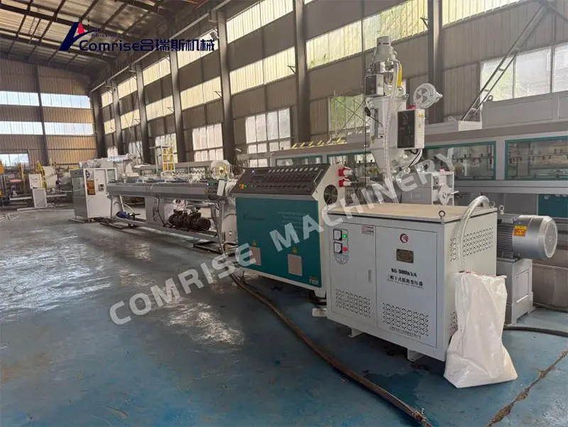 Mesin Pipa Irigasi Comrise PE Mulai Uji Coba